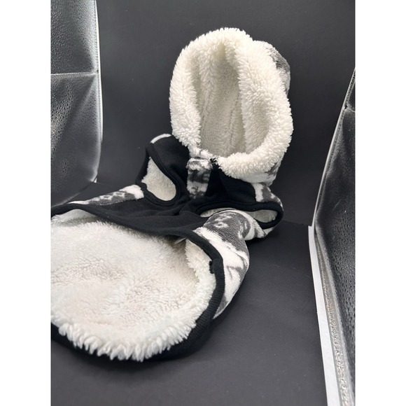 Frisco Fair Isle Fleece Lined Dog  Hoodie, Charcoal Gray Small Adjustable Neck - Picture 5 of 6